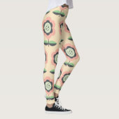 Klassisch Vintag: florloses Design Leggings (Rechts)