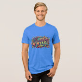Klassisch Vintage Tri-Blend Shirt (Vorderseite voll)