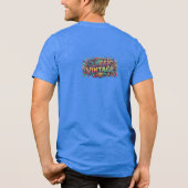 Klassisch Vintage Tri-Blend Shirt (Rückseite)