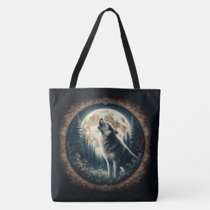 Klassisch, vintage Wolf & Mond  Tasche