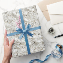 Klassisch Weiß Perle Weiß Glitter Muster