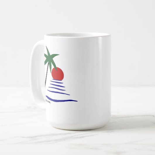 Klassische 15 oz Kaffee-Tasse Kaffeetasse (Vorderseite Links)