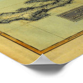 Klassische 1823 Landkarte von Hispaniola & Haiti Poster (Ecke)