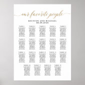 Klassische 19 Tischkarten Poster (Vorne)