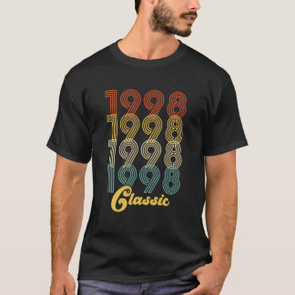 Klassische 25 Geburtstagsdekorationen Männer 1998 T-Shirt