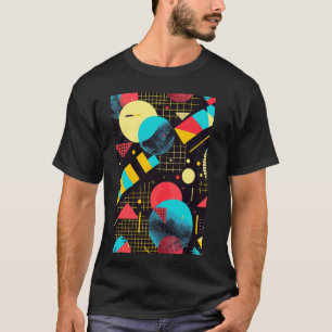 Klassische 80er Retro Muster Art T-Shirt