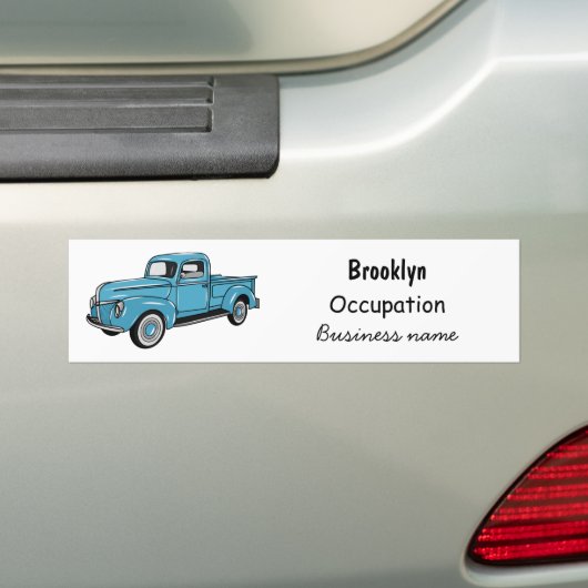 Klassische Abbildung des Cartoon eines LKW Autoaufkleber (Auf Auto)