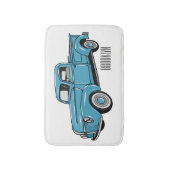 Klassische Abbildung des Cartoon eines LKW Badematte (Vorderseite Vertikal)