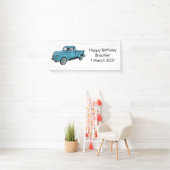 Klassische Abbildung des Cartoon eines LKW Banner (Insitu)