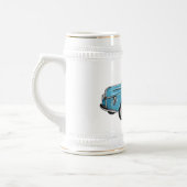 Klassische Abbildung des Cartoon eines LKW Bierglas (Links)