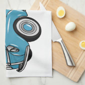 Klassische Abbildung des Cartoon eines LKW Geschirrtuch (Viertel Falte)