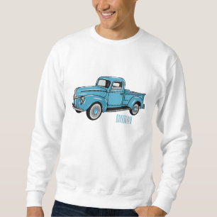 Klassische Abbildung des Cartoon eines LKW Sweatshirt