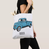 Klassische Abbildung des Cartoon eines LKW Tasche (Von Nahem)