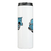 Klassische Abbildung des Cartoon eines LKW Thermosbecher (Rückseite)