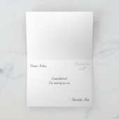 Klassische Abschluss-Einladungs-Karte 2010 Karte (Innenseite)