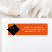 Klassische Abschluss-Rücksendeadressen-Aufkleber (Insitu)