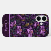 Klassische Abschlussgeschenk-Lilien Name Case-Mate iPhone Hülle (Rückseite (Horizontal))