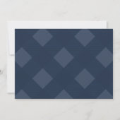 Klassische Absolvente Drehbuch Horizontale Marine  Ankündigung (Rückseite)