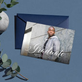 Klassische Absolvente Drehbuch Horizontale Marine  Ankündigung