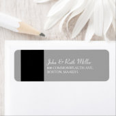 Klassische Adressetiketten für Schwarzgrenzbeerdig (Insitu)