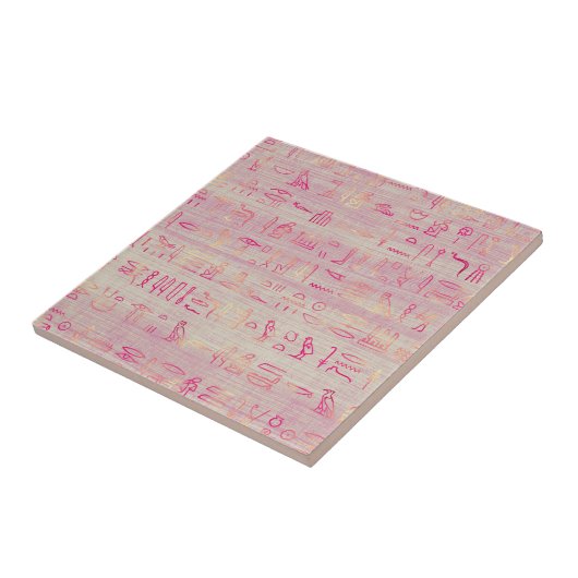 Klassische ägyptische Hieroglyphen Fliese (Seite)