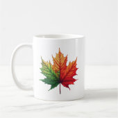 Klassische Ahornfallleaf-Keramik Kaffeetasse (Links)