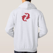 Klassische Aikido von Santa Barbara Design-Hoodie Hoodie (Rückseite)