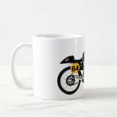 Klassische AJS 7R Motorrad-Tasse Kaffeetasse (Links)