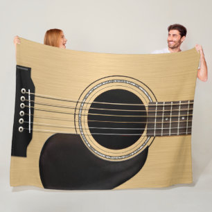 Klassische Akustikgitarre Fleecedecke