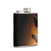 Klassische Akustikgitarre-personalisierte Flachmann (Rechts)