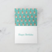 Klassische akustische Gitarren Rustikal Karte (Innenseite)