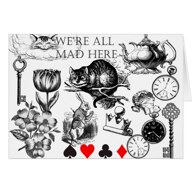 Klassische Alice im Wunderland (Vorderseite (Horizontal))