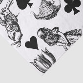 Klassische Alice im Wunderland: Original Seidenpapier (Ausschnitt)