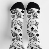 Klassische Alice im Wunderland: Original Socken (Oben)