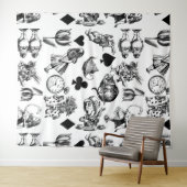 Klassische Alice im Wunderland: Original Wandteppich (Beispiel (Horizontal))