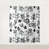 Klassische Alice im Wunderland: Original Wandteppich (Vorderseite)