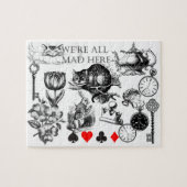 Klassische Alice im Wunderland Puzzle (Horizontal)
