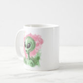 Klassische Alien Kaffeetasse (Vorderseite Links)