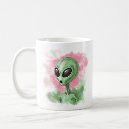 Klassische Alien Kaffeetasse