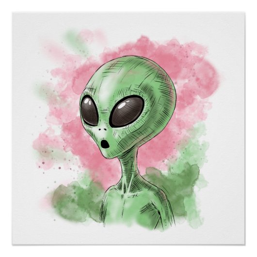 Klassische Alien Poster (Vorderseite)