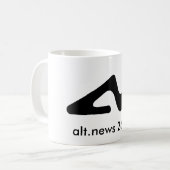 Klassische alt.news Tasse (Vorderseite Links)