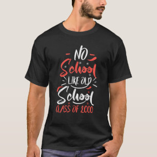 Klassische Alte Schule im Jahr 2000 Senio T-Shirt