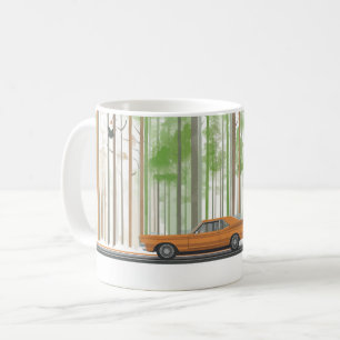 Klassische amerikanische Auto-Wandkunst, Vintage-A Kaffeetasse