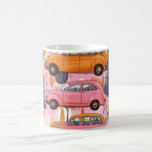 Klassische amerikanische Auto-Wandkunst, Vintage-A Kaffeetasse