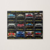Klassische amerikanische Automobile von den Puzzle (Horizontal)