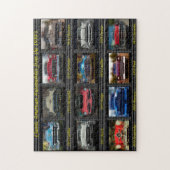 Klassische amerikanische Automobile von den Puzzle (Vertikal)