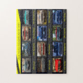 Klassische amerikanische Automobile von den Puzzle (Vertikal)