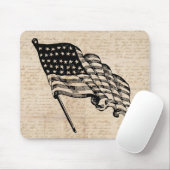 Klassische amerikanische Flagge Mousepad (Mit Mouse)