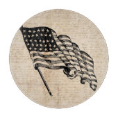 Klassische amerikanische Flagge Schneidebrett (Vorderseite)