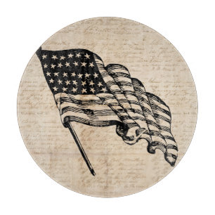 Klassische amerikanische Flagge Schneidebrett